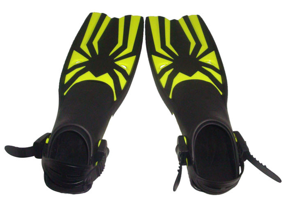 Anti-slip Spider Swim Training Fins Adjustable Strap For Adults 6 Sizes