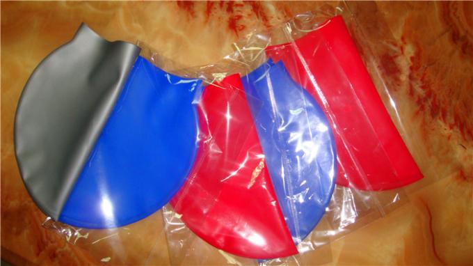 Food Grade Custom Logo Silicone Swim Hats Soft Durable For Adults