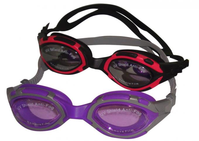 Safety Fashional Girls Swimming Goggles Eco-friendly Anti-uv 12 Colors