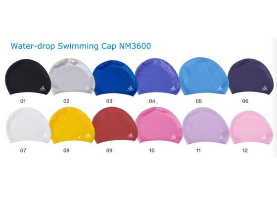 Water-drop Silicone Flexible Swimming Caps