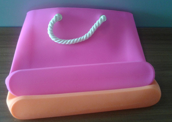 Eco Friendly Waterproof Silicon Beach Bags Light Purple Harmless