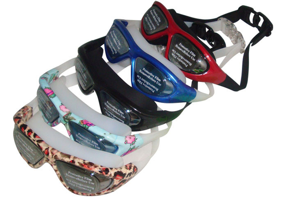 OEM Prescription Silicone Swimming Goggles Ultraviolet Resistant