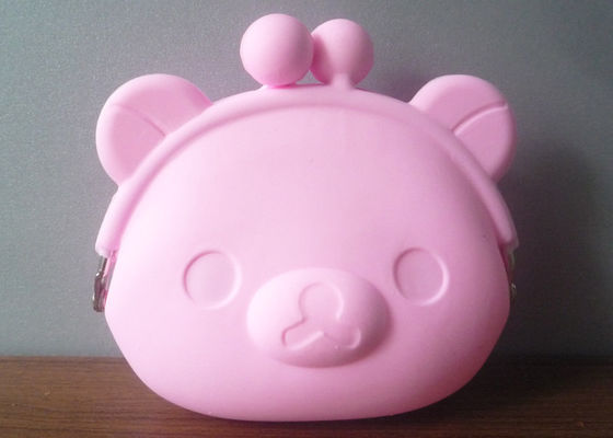 Pink Pig Silicone Coin Purse  , Unique Designer Wallet For Kids